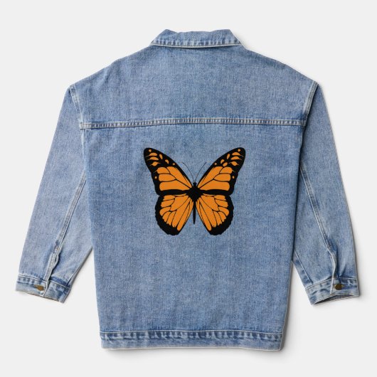 MONARCH BUTTERFLY Denim Jean Jacket (Achterkant)