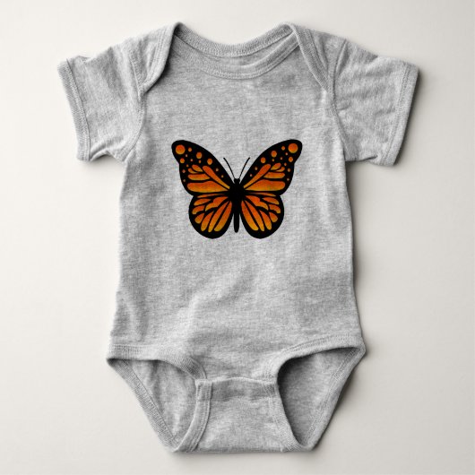Monarch Butterfly Design - Baby Jersey Bodysuit (Voorkant)