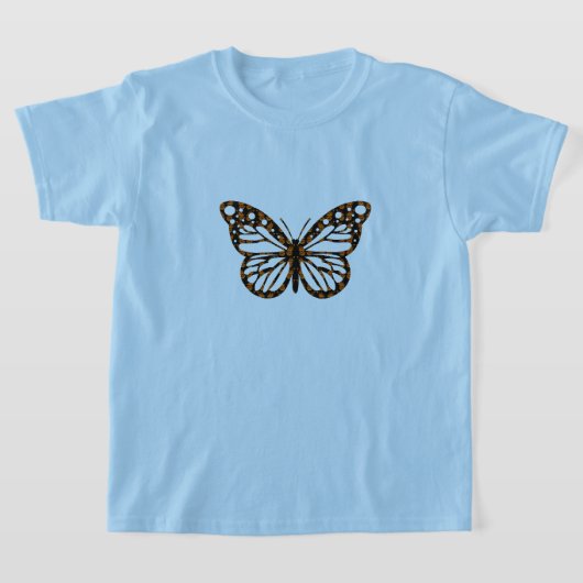 Monarch Butterfly Design - Girls' Basic T-Shirt (Laagn)