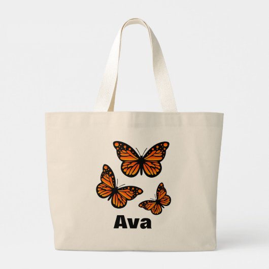 Monarch Butterfly Design - Jumbo Tas (Achterkant)