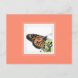 Monarch Butterfly door Mark Edward Westerfield Briefkaart