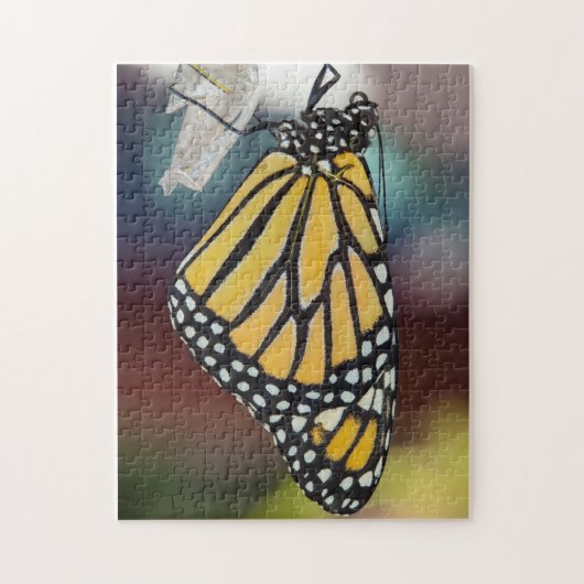 Monarch Butterfly Drying Wings Puzzle Legpuzzel (Verticaal)