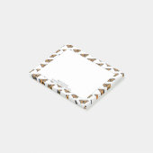 Monarch Butterfly Elegant Patroon Voeg Jouw naam t Post-it® Notes (Schuin)