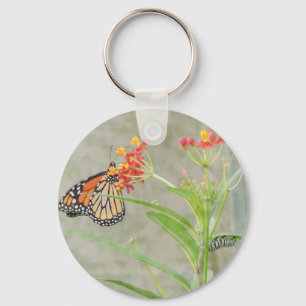 Monarch Butterfly en Caterstyle Sleutelhanger