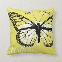 Monarch Butterfly Faith Family, Friends Yellow