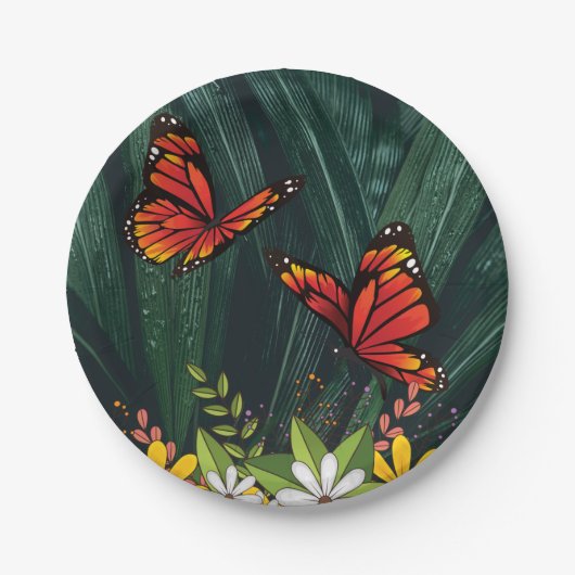 Monarch Butterfly feb 6_21 Papieren Bordje (Voorkant)
