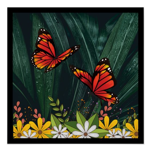 Monarch Butterfly feb 6_21 Perfect Poster (Voorkant)