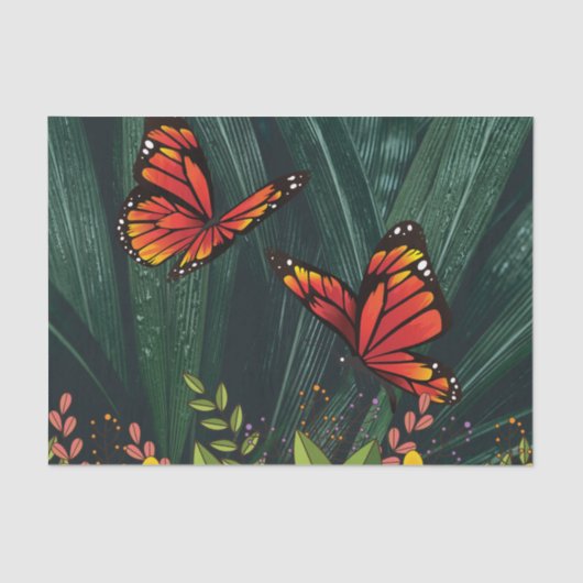 Monarch Butterfly feb 6_21 Tissuepapier (Voorkant)