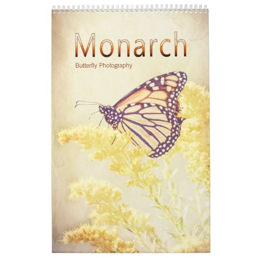 Monarch Butterfly Fine Art Natuur foto's Kalender (Hoes)