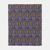 Monarch Butterfly Fleece Deken (Voorkant)