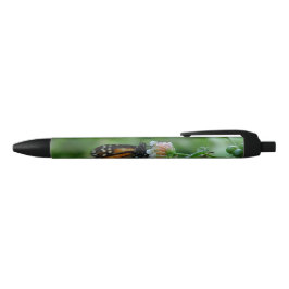  Monarch Butterfly Floral Blauwe Inkt Pen