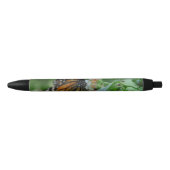  Monarch Butterfly Floral Blauwe Inkt Pen (Voorkant)