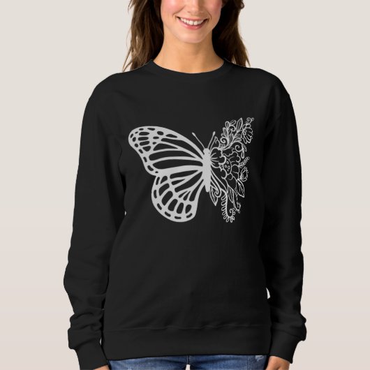 Monarch Butterfly Flower Insect Collector Entomolo Trui (Voorkant)