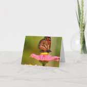 Monarch Butterfly Folded Note Card Notitiekaartje (Voorkant)