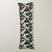 "Monarch Butterfly for Cuddling" | Hoofdpiloot Lichaamskussen (Voorkant Verticaal)