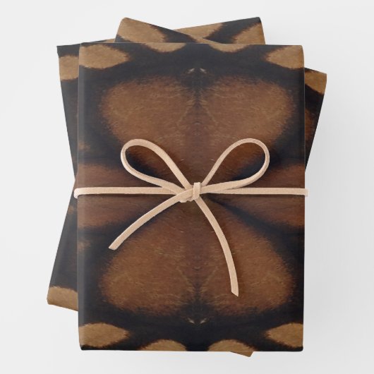 Monarch Butterfly gaat dicht bij het patroon Inpakpapier Vel (In situ)