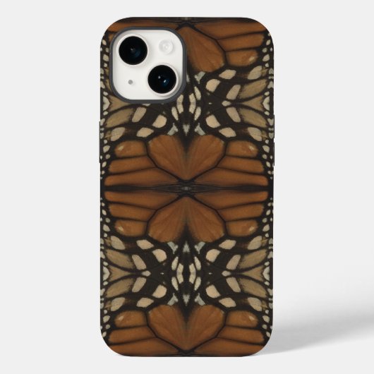 Monarch Butterfly gaat het patroon sluiten Case-Mate iPhone Case (Achterkant)