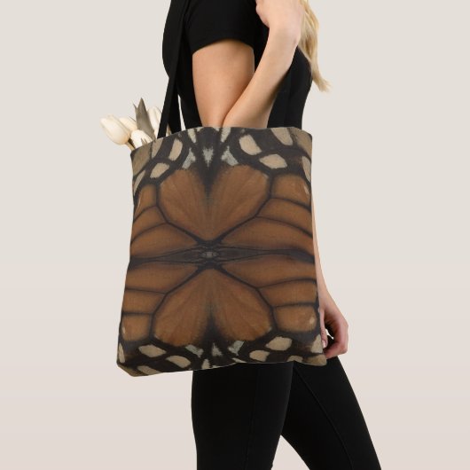 Monarch Butterfly gaat het patroon sluiten Tote Bag (Dichtbij)