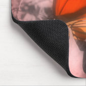 Monarch Butterfly gaat zwart en wit dicht Muismat (Hoek)