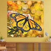  Monarch Butterfly Garden Art Canvas Afdruk (Insitu (Woonkamer))