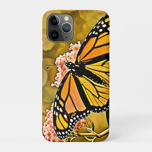  Monarch Butterfly Garden Art Case-Mate iPhone Case (Achterkant)