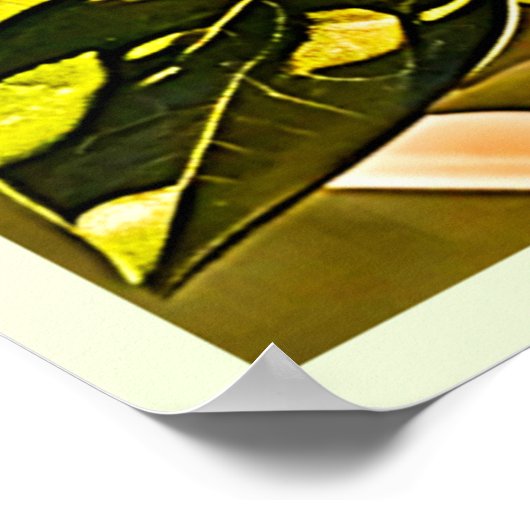 Monarch Butterfly Garden Art Poster (Hoek)