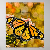  Monarch Butterfly Garden Art Poster (Voorkant)