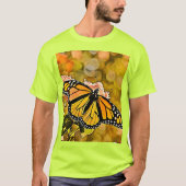  Monarch Butterfly Garden Art T-shirt (Voorkant)