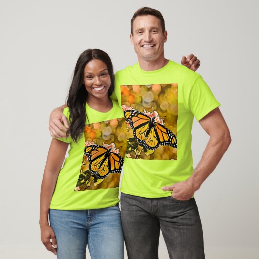  Monarch Butterfly Garden Art T-shirt (Unisex)