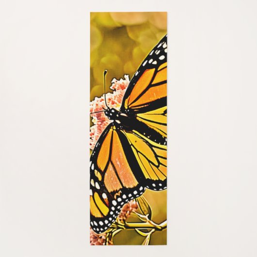  Monarch Butterfly Garden Art Yogamat (Achterkant)