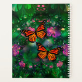 Monarch Butterfly Garden Illustratie Planner (Achterkant)