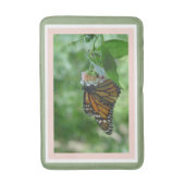 Monarch Butterfly Geometric Blush Pink GreenFILL Badmat (Voorkant Verticaal)