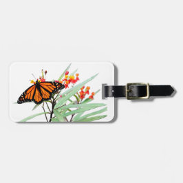 Monarch Butterfly, gepersonaliseerd Bagagelabel