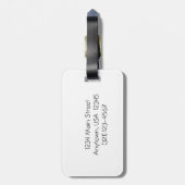 Monarch Butterfly, gepersonaliseerd Bagagelabel (Achterkant verticaal)