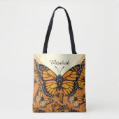 Monarch Butterfly, gepersonaliseerd Tote Bag (Voorkant)