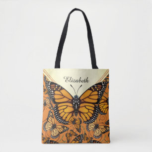Monarch Butterfly, gepersonaliseerd Tote Bag
