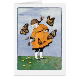 Monarch Butterfly Girl