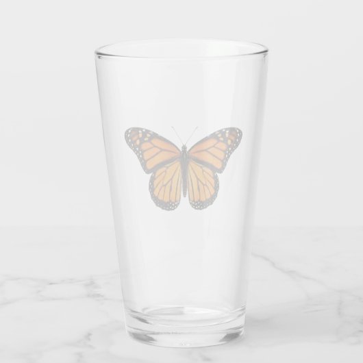 Monarch Butterfly Glas (Achterkant)