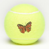  Monarch Butterfly Golden Brown Wings Tennisballen (Achterkant)