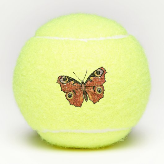  Monarch Butterfly Golden Brown Wings Tennisballen (Voorkant)