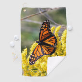 Monarch Butterfly Golf Towel Golfhanddoek (Insitu)