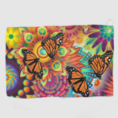 Monarch Butterfly Golfhanddoek (Horizontaal)