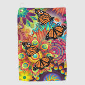 Monarch Butterfly Golfhanddoek (Voorkant)