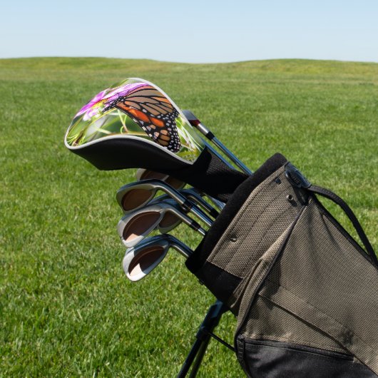 Monarch Butterfly Golfheadcover (Insitu)