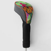 Monarch Butterfly Golfheadcover (Schuin)