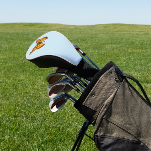 Monarch Butterfly Golfheadcover (Insitu)