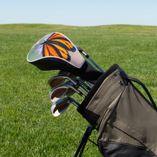 Monarch Butterfly Golfheadcover (Insitu)