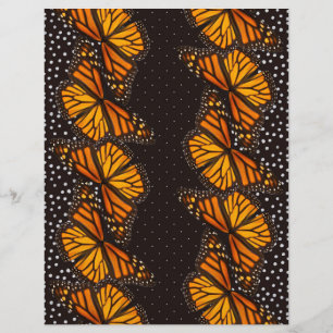 Monarch Butterfly Gotted Swiss Arts & Craft Paper