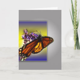 Monarch Butterfly-groeten Kaart