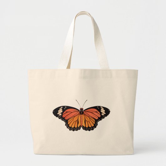Monarch Butterfly Grote Tote Bag (Voorkant)